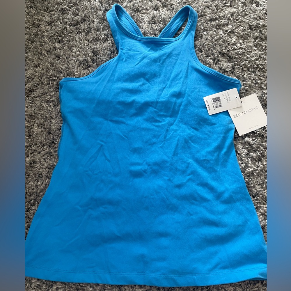 Beyond Yoga Bright Blue Racerback Tank
